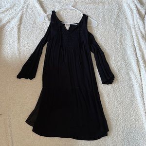 Open shoulder dress